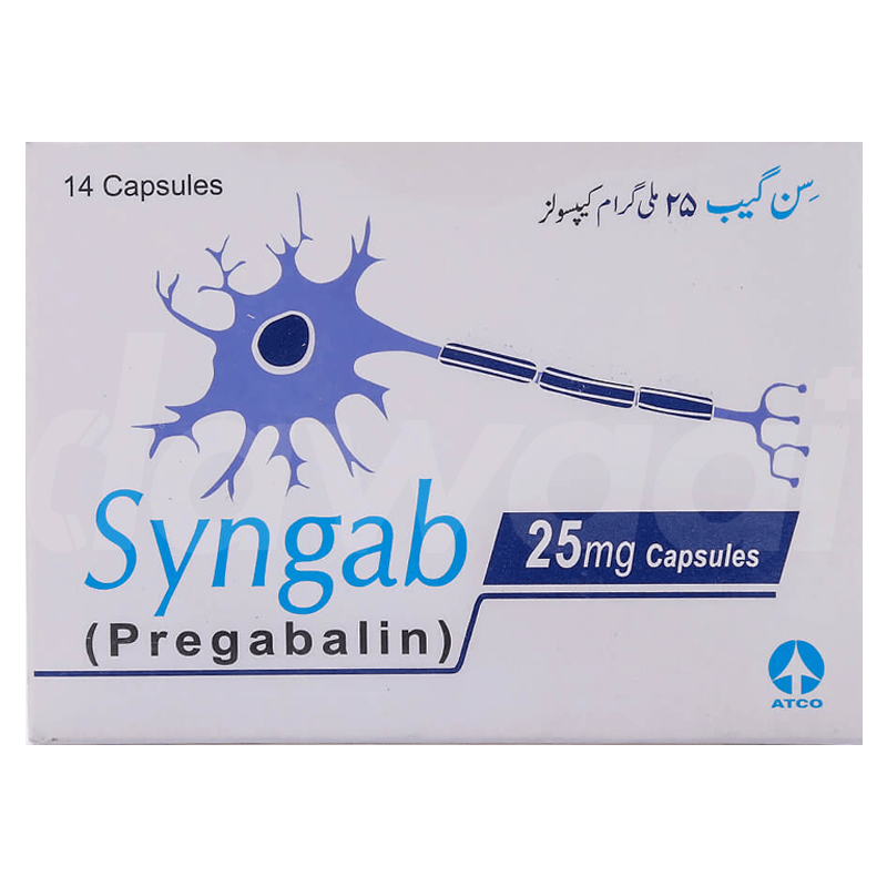 Syngab 25mg Capsules