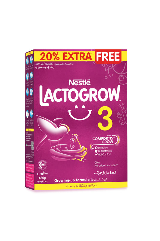 Lactogrow 3 480GMS Promo Pack