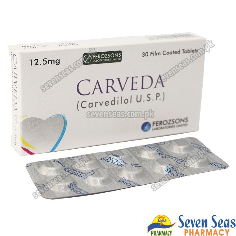 Carveda 12.5mg Tablets