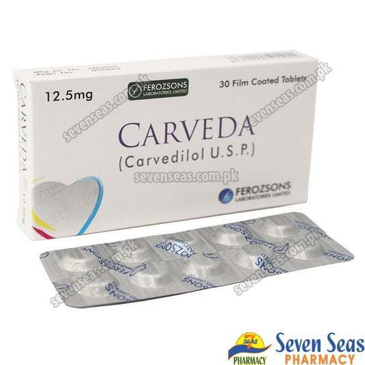 Carveda 12.5mg Tablets