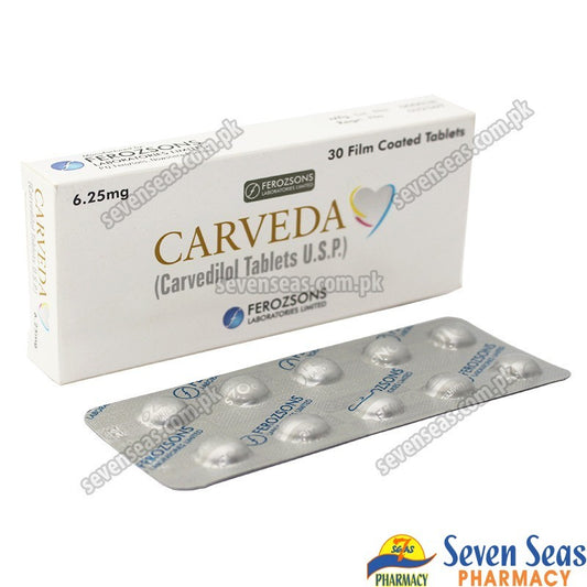 Carveda 6.25mg Tablets
