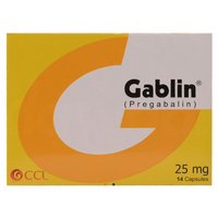Gablin 25mg Capsules