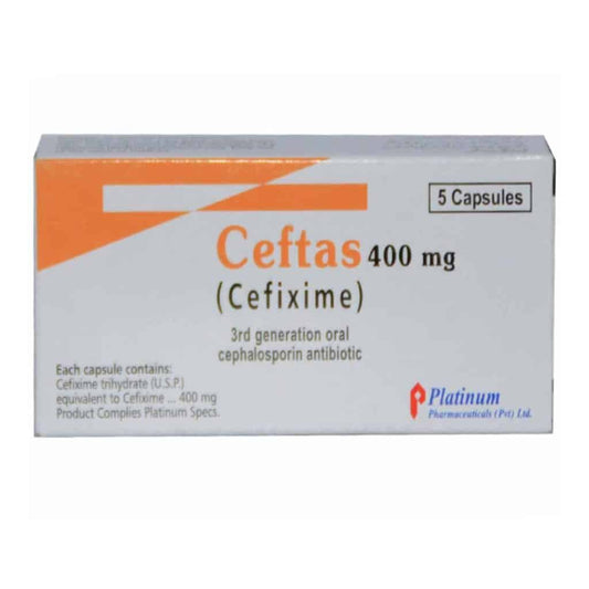Ceftas 400mg Capsules