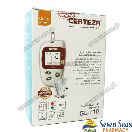 Certeza Blood Glucose Monitor GL 110