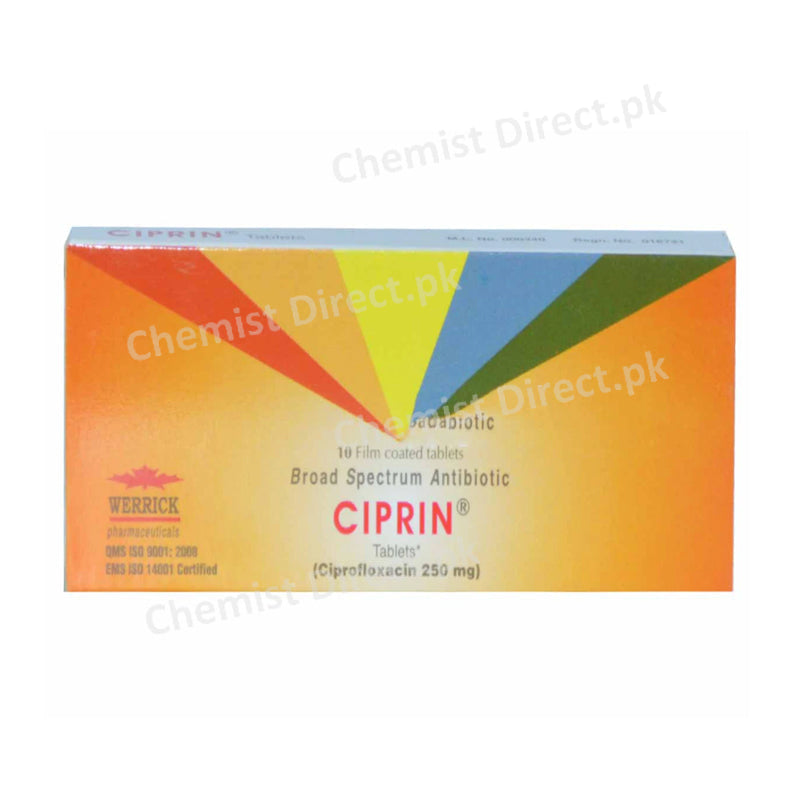 Ciprin 250mg Tablets
