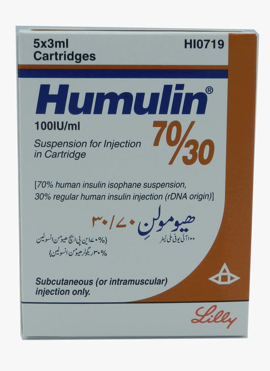 Humulin Cartridges 70/30 3ml