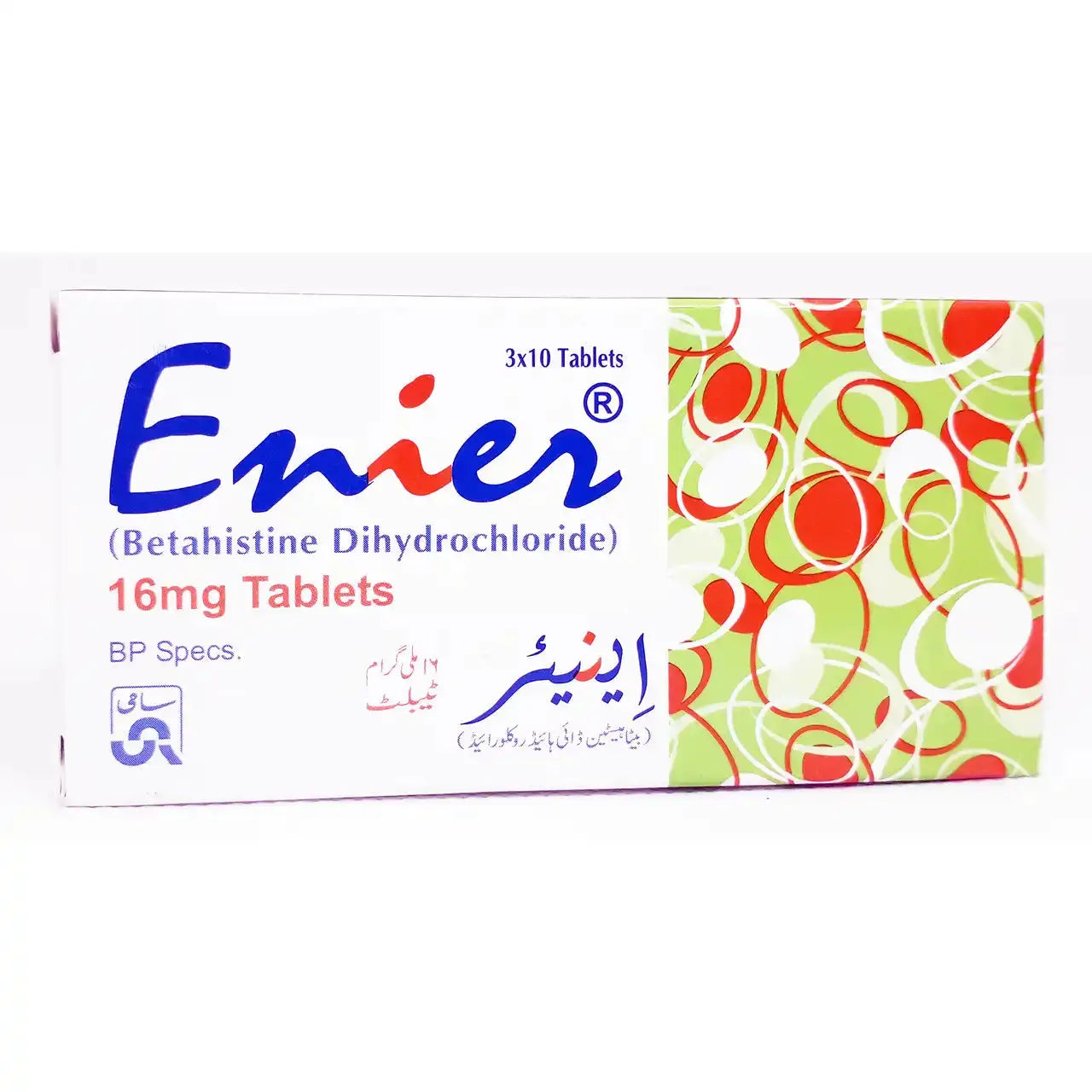 Enier 16mg Tablets