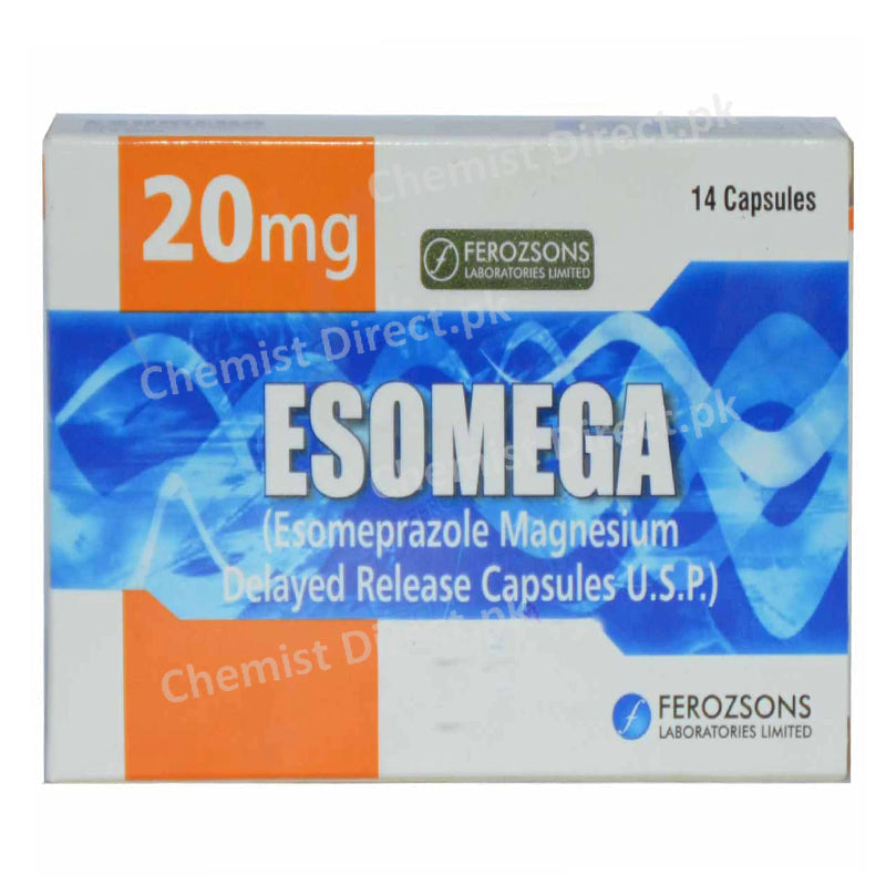 Esomega 20mg Capsules