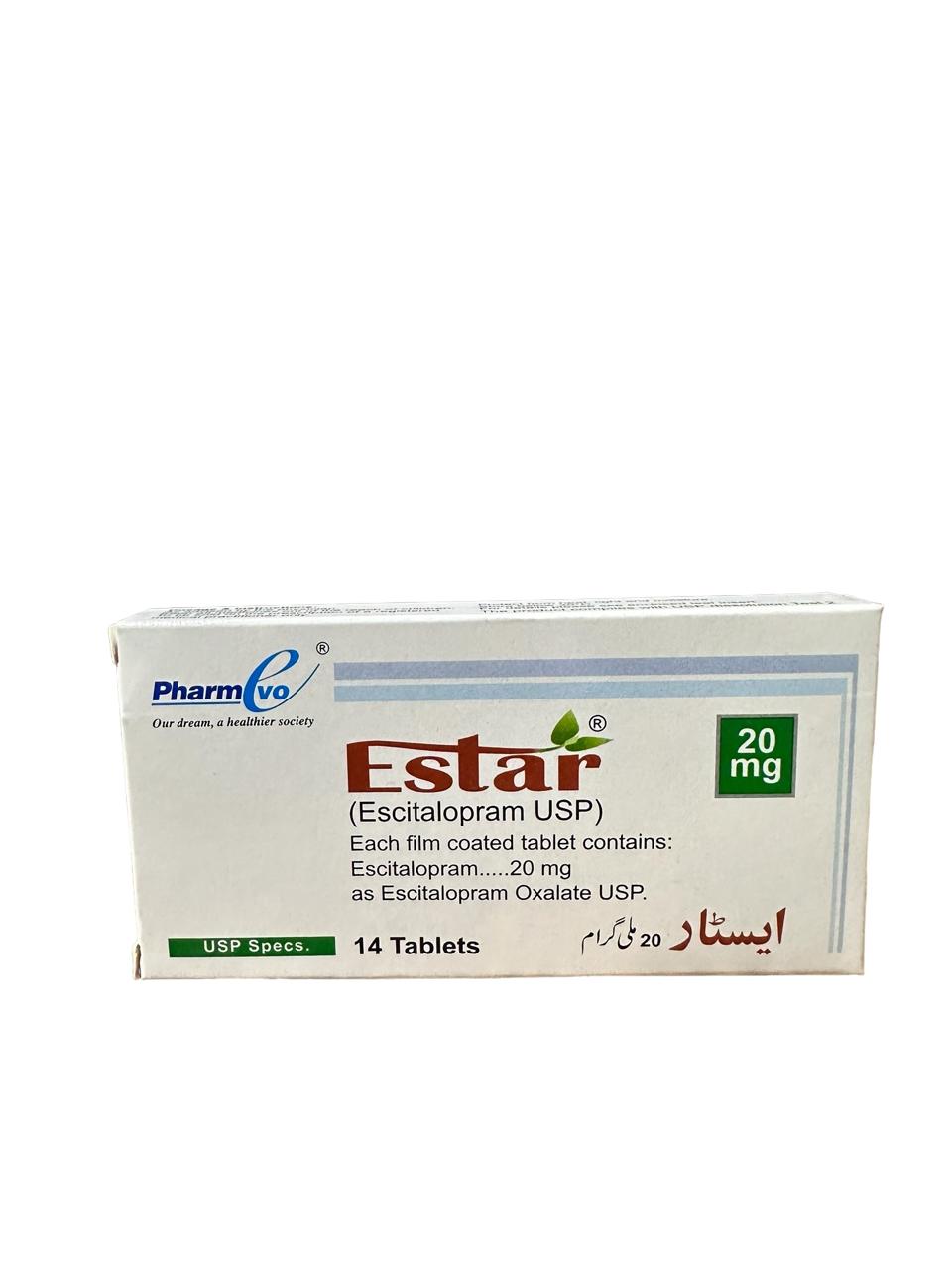 Estar 20mg Tablets