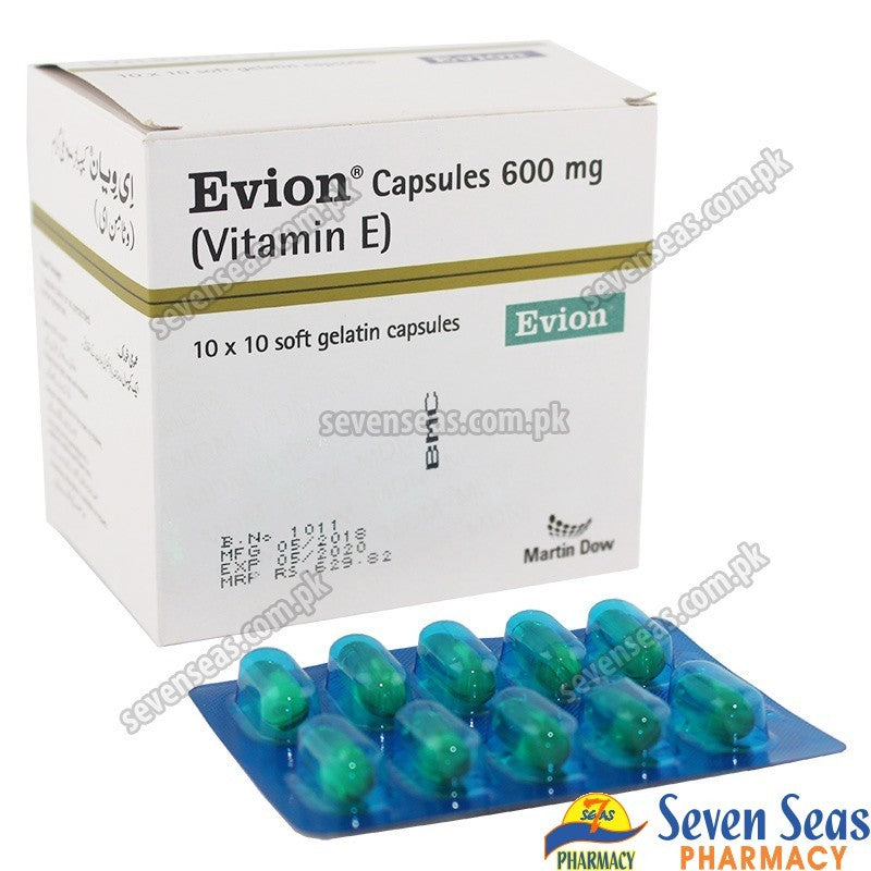 Evion Stk 600mg Capsules