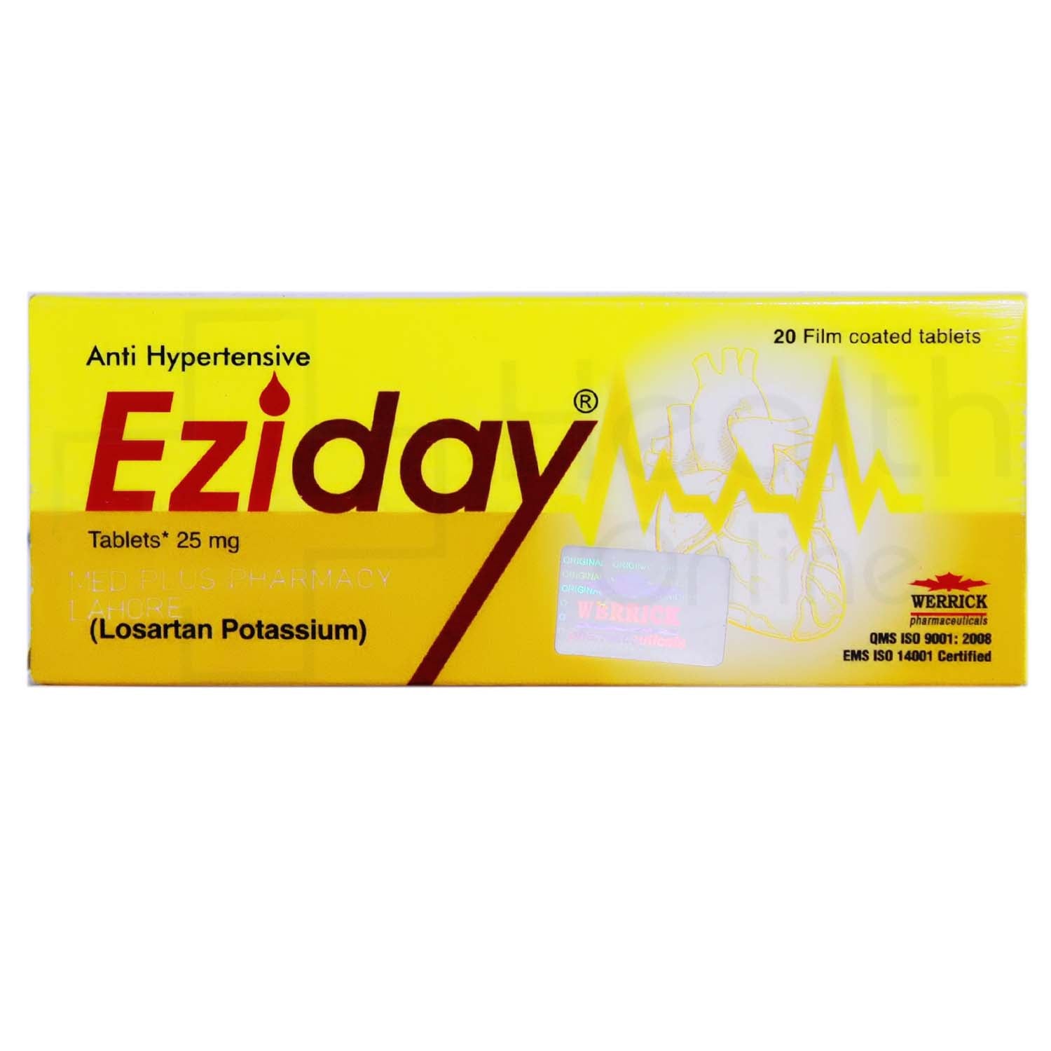 Eziday 25mg Tablets