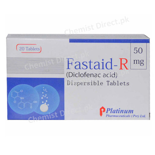 Fastaid R 50mg Tablets