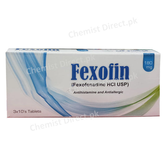 Fexofin 180mg Tablets