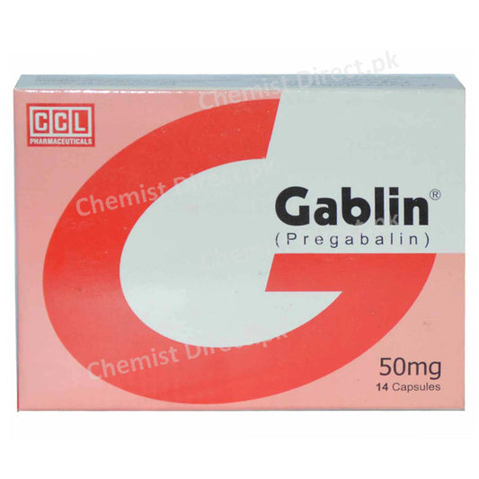 Gablin 50mg Capsules