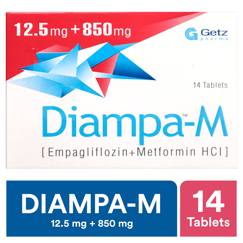 Diampa M 12.5/850mg Tablets