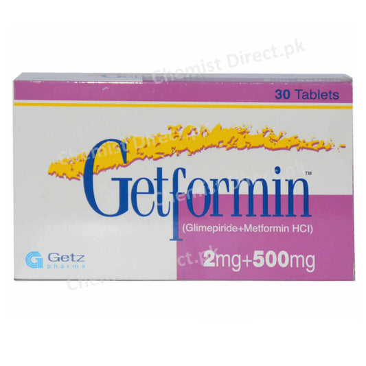 Getformin 2/500mg Tablets