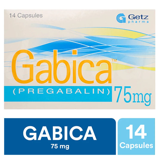 Gabica 75mg Capsules