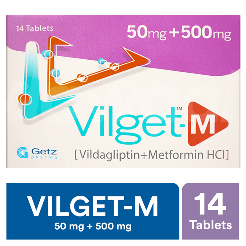 VILGET-M 50/500mg Tablets
