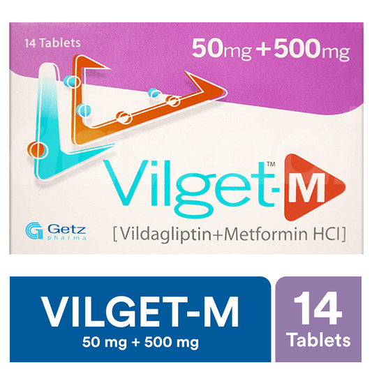 VILGET-M 50/500mg Tablets