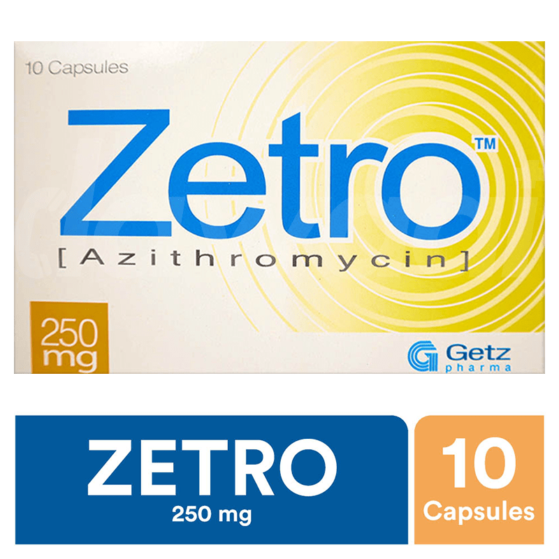 Zetro 250mg Capsules