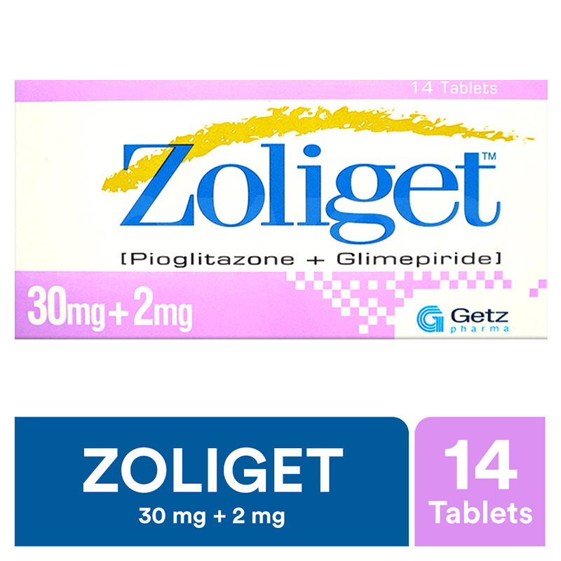 Zoliget / 30mg 2mg Tablets