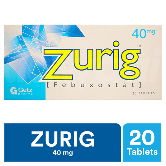 Zurig 40mg Tablets