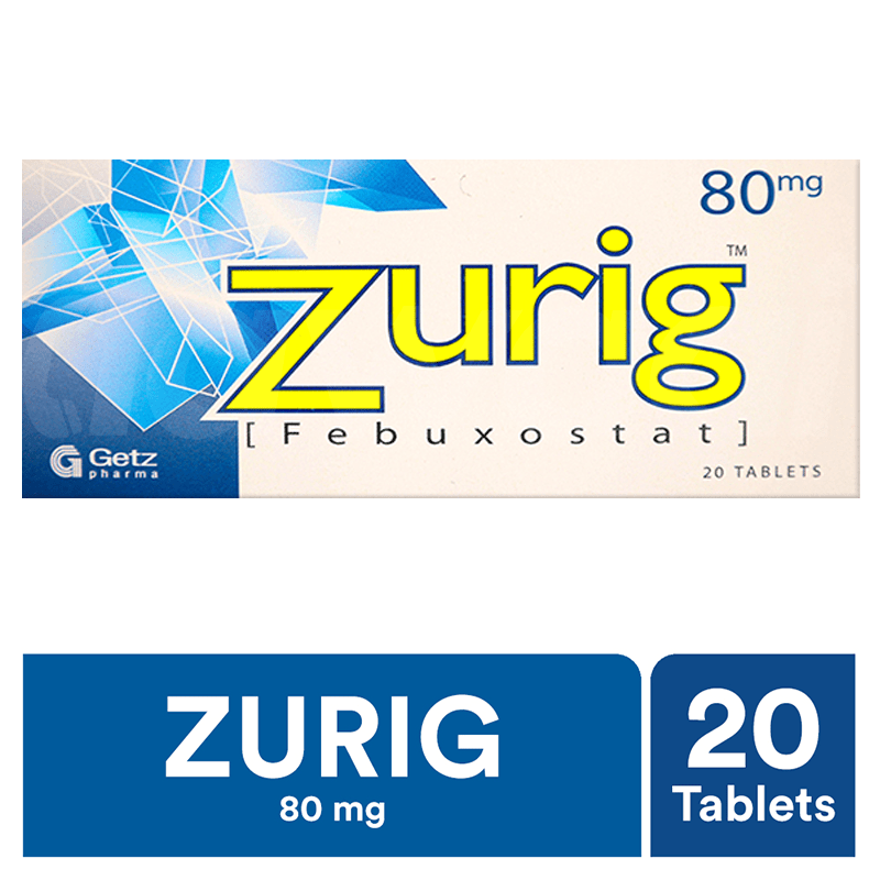 Zurig 80mg Tablets