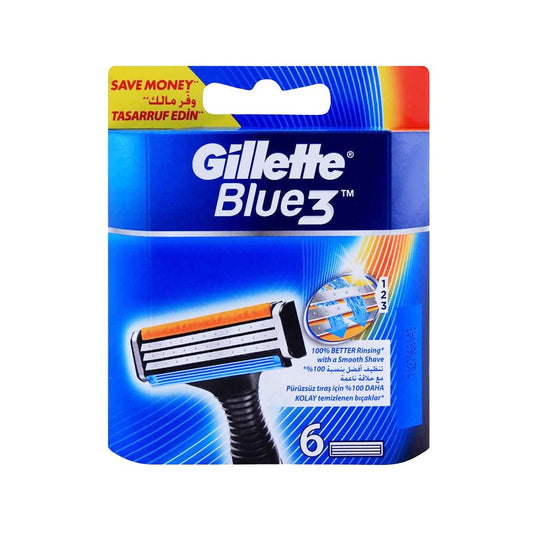 Gillette Blue 3 Razor 6PCS***