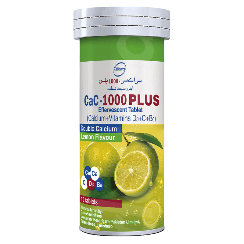 Cac 1000 Plus (LEMON) Tablets