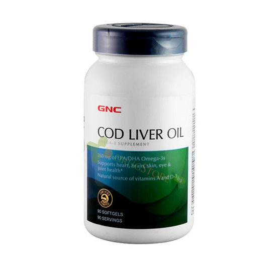 Gnc Triple Cod Liver Oil Capsules (90s)