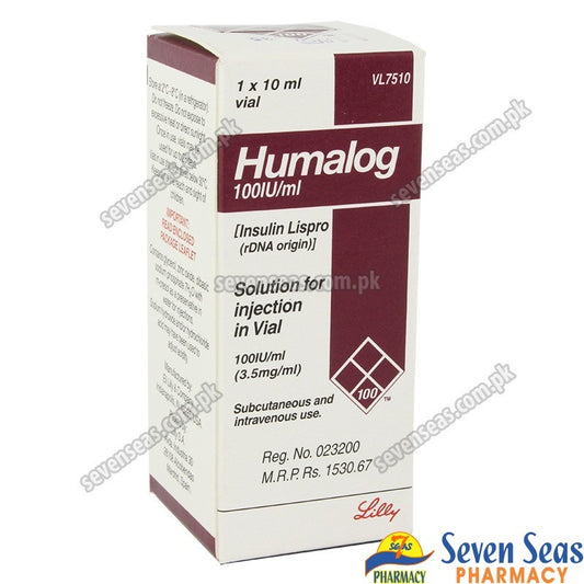 Humalog Vial 100iu 10ml