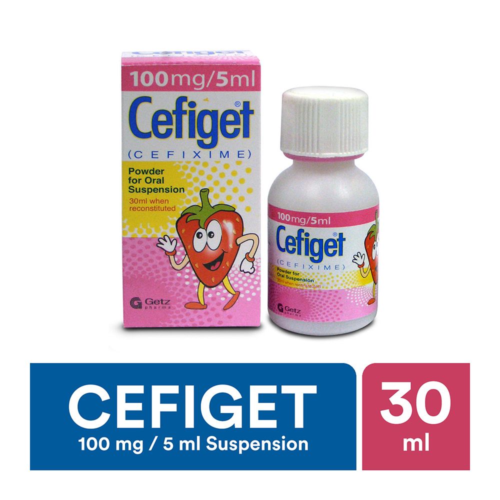 Cefiget 100mg 30ml Syrup