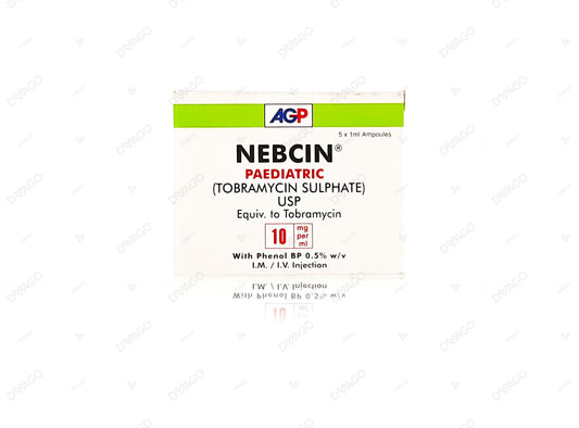 Nebcin . 10mg Injection