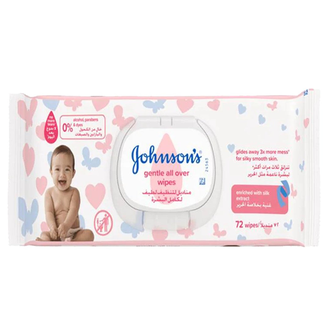 Johnsons 56 Wipes Gentle All Over
