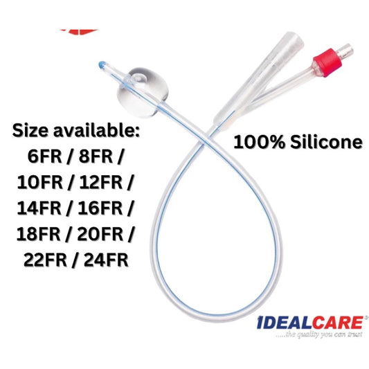 Ideal Care Silicone Catheter All Size