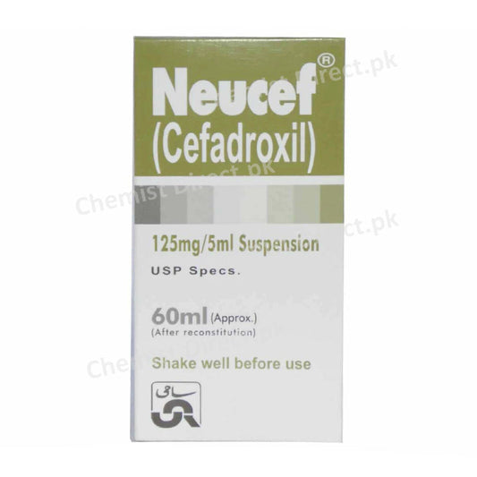 Neucef 125mg 60ml Syrup
