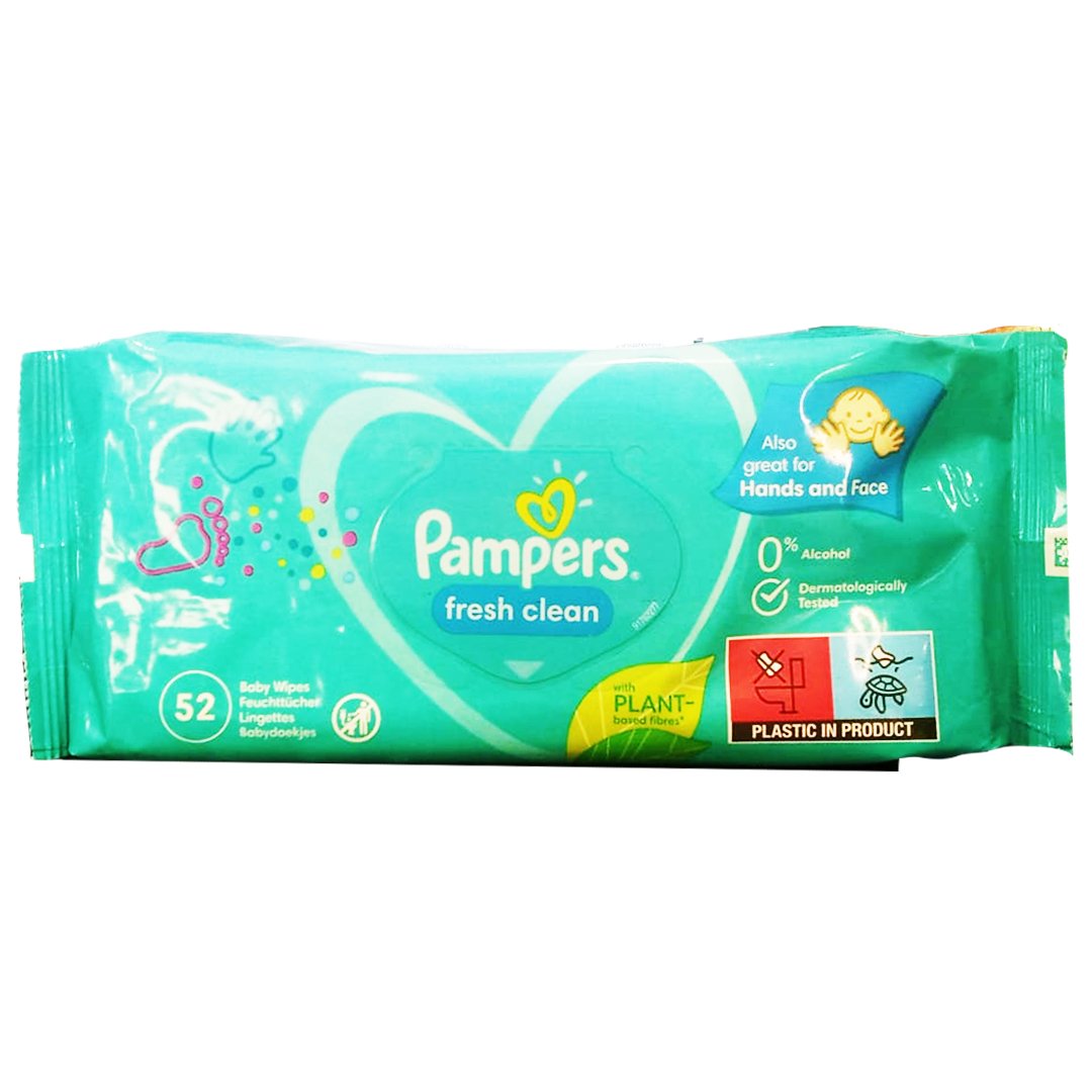Pamper Wipes Fresh Clean