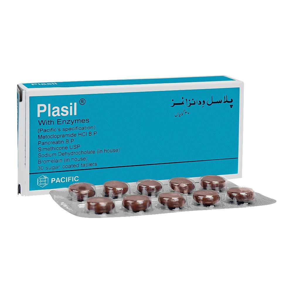 Plasil With Enzym Tablets