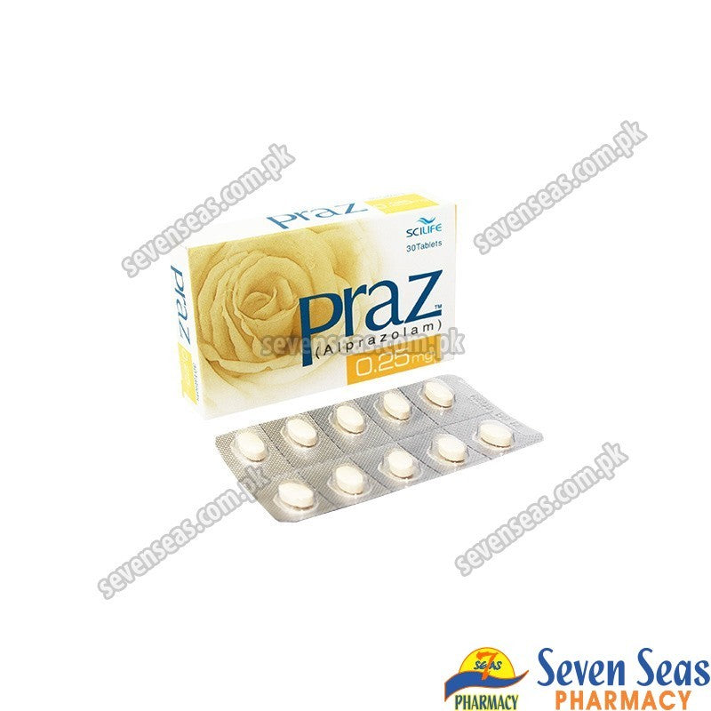 Praz 0.25mg Tablets