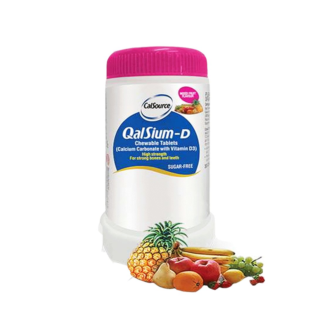 Qalsium D Mixed Fruit & Orange