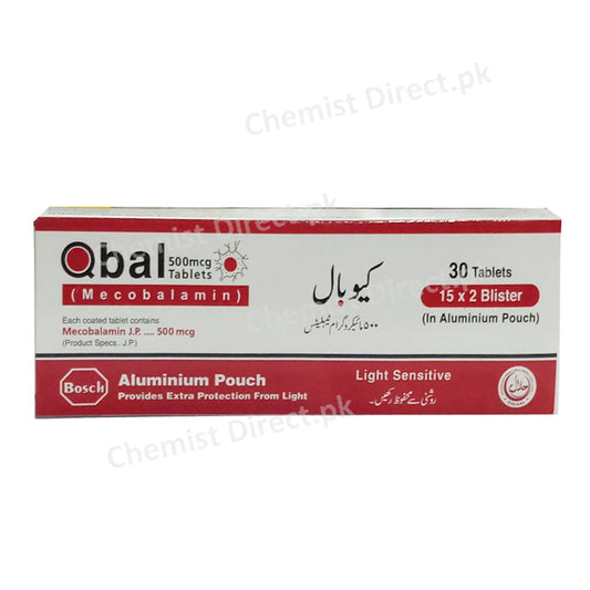 Qbal 500mcg Tablets