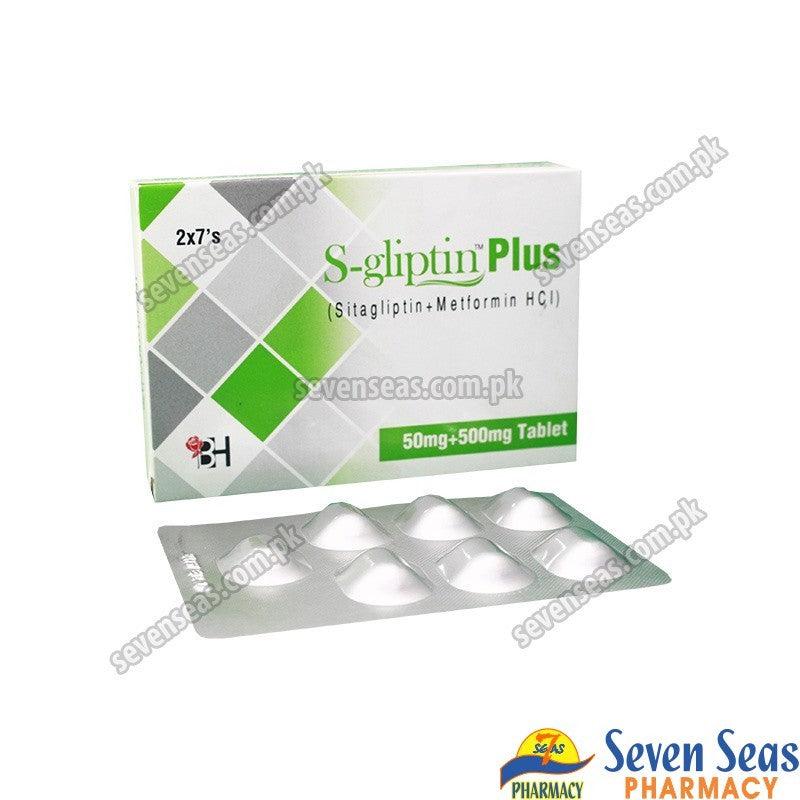 S-GLIPTIN Plus 50/500mg Tablets