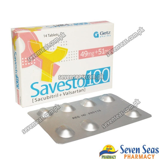 Savesto 100 49/51mg Tablets