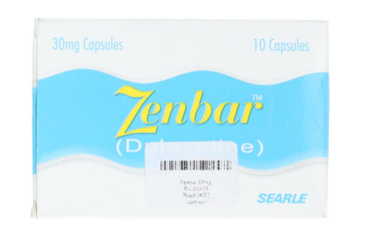 Zenbar 30mg Capsules