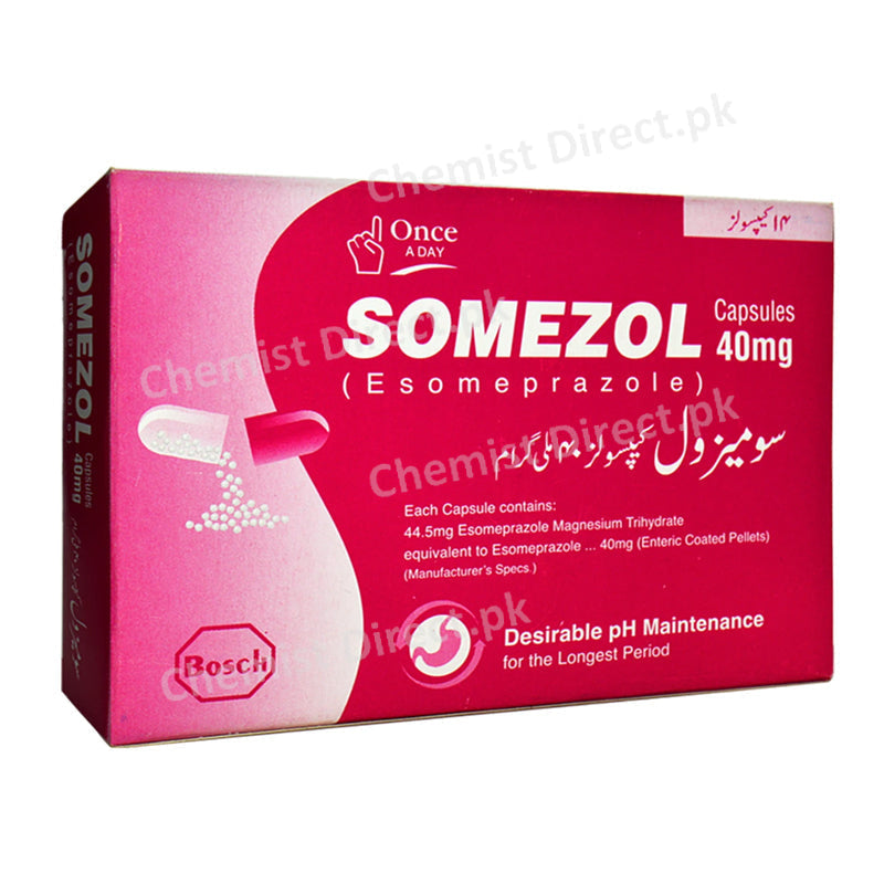 Somezol Stk 40mg Capsules