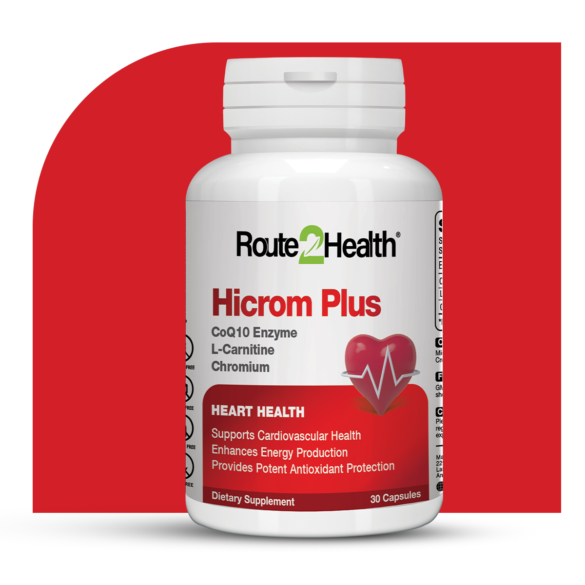 Route 2 Health Hicrom Coq 10 Capsules