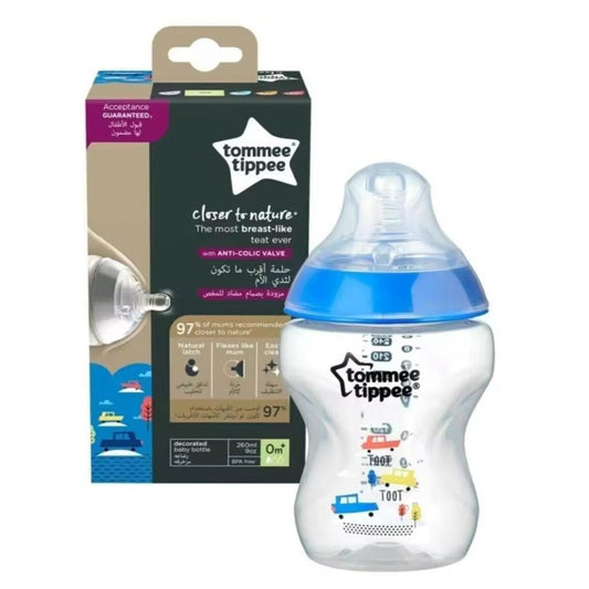 Tommee Tippee Easi Vent Valve Feeder Blue Colour 260ml