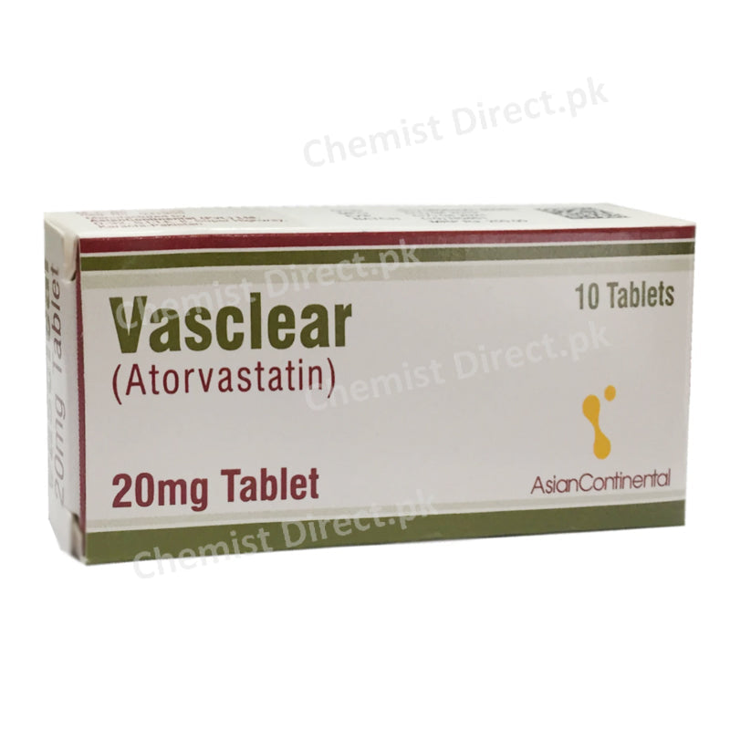 Vasclear 20mg Tablets