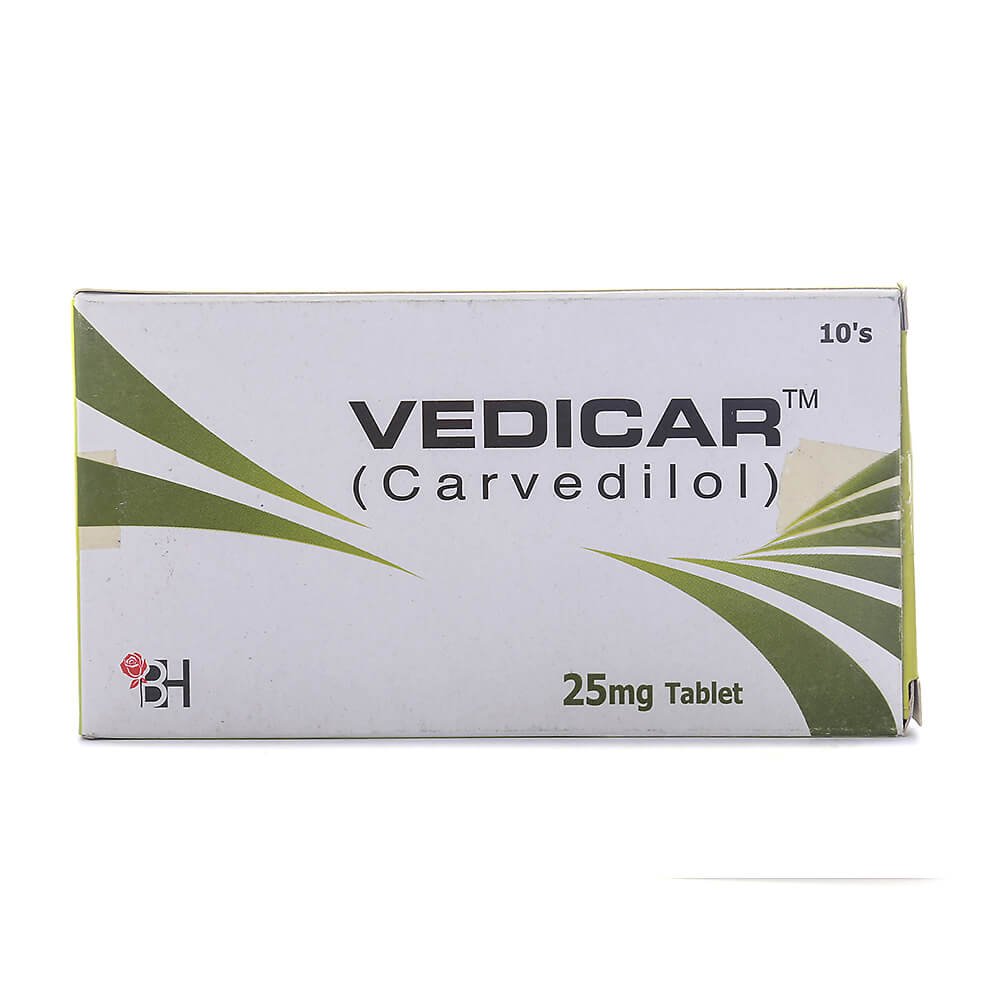 Vedicar 25mg Tablets