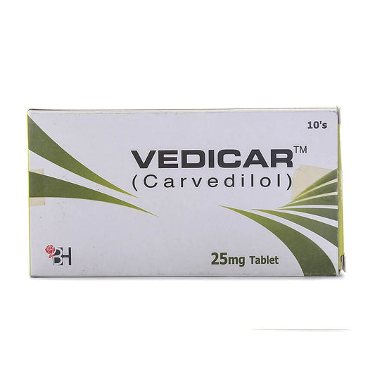 Vedicar 25mg Tablets